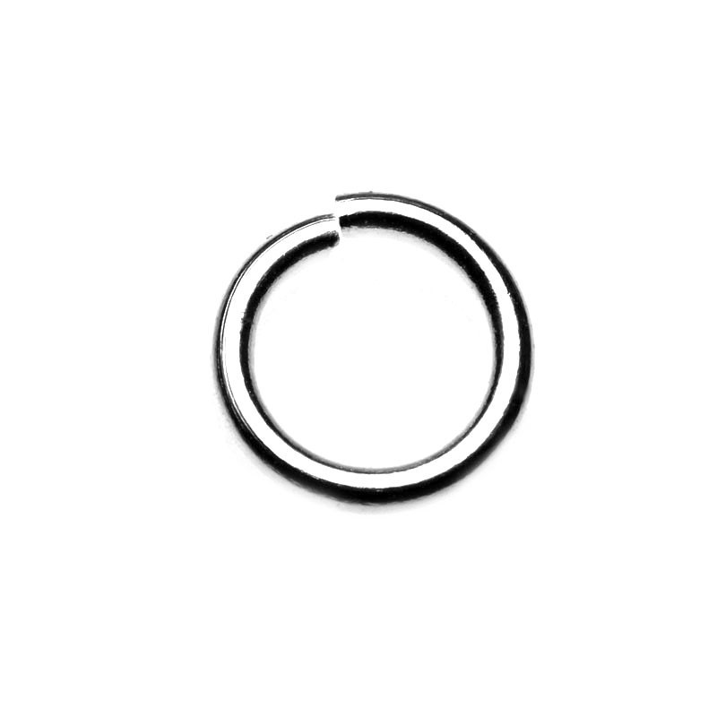Mounting rings silver 8x1.2mm 120pcs SMKO0812S