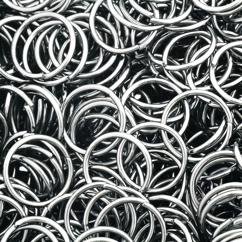 Mounting rings dark silver 14x1.2mm 75pcs SMKO1412C