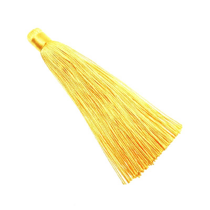 Long nylon tassels yellow 120x12mm 1 piece TASSD01