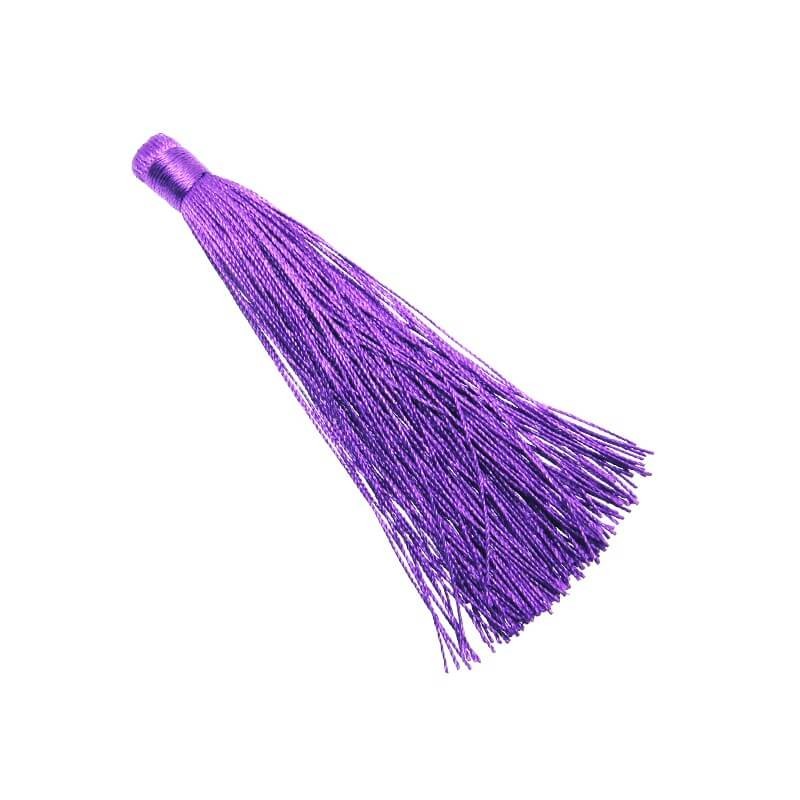 Long nylon tassels purple 120x12mm 1 piece TASSD04