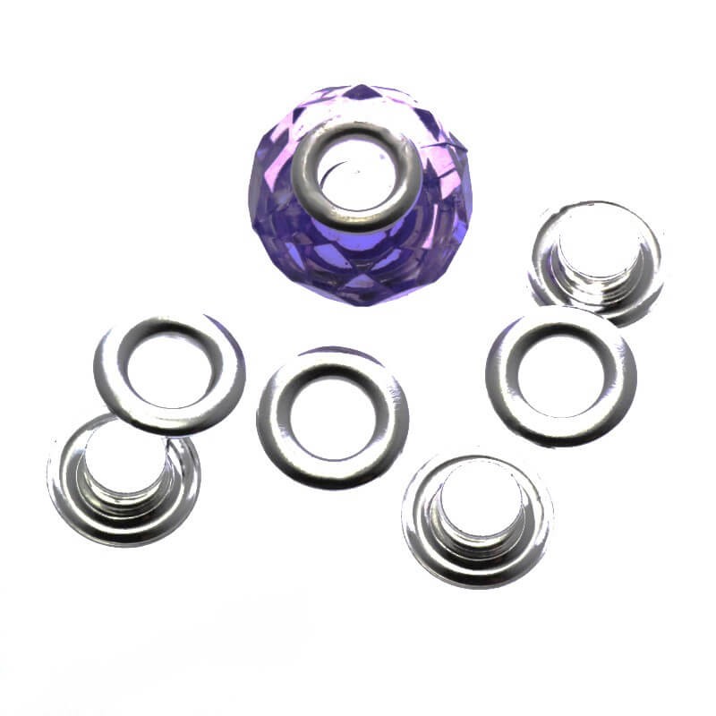 Spacer insert for modular SMPANS beads silver 10pcs.