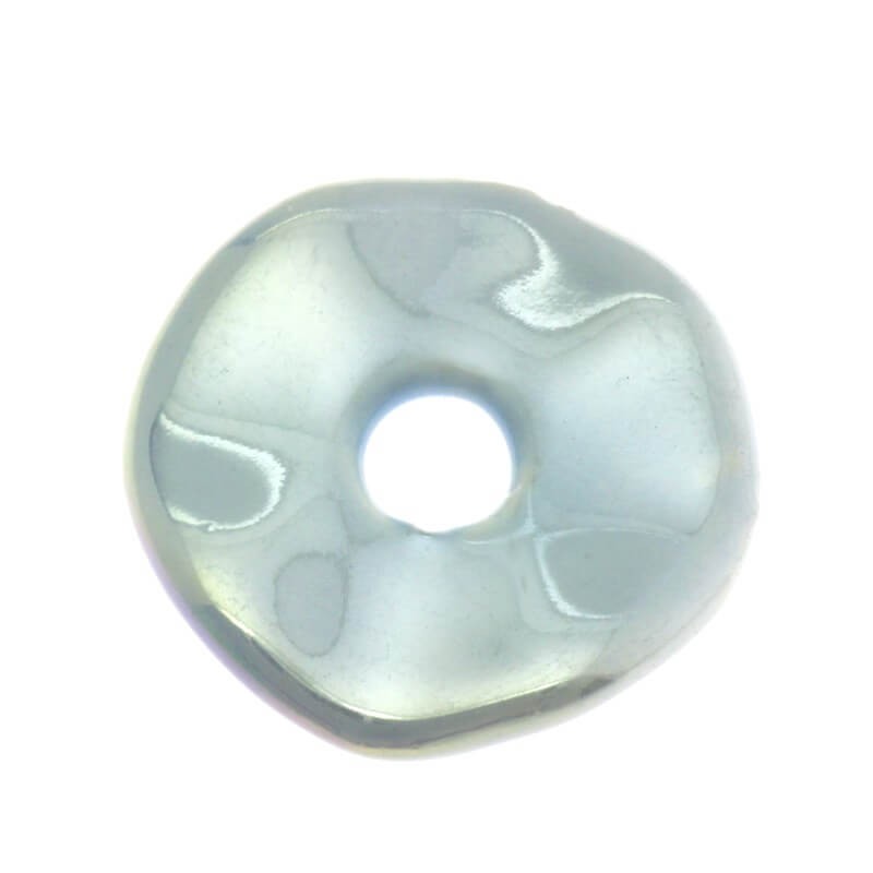 Ceramic disc, medium, very light blue, 30mm 1pc CDY30N17