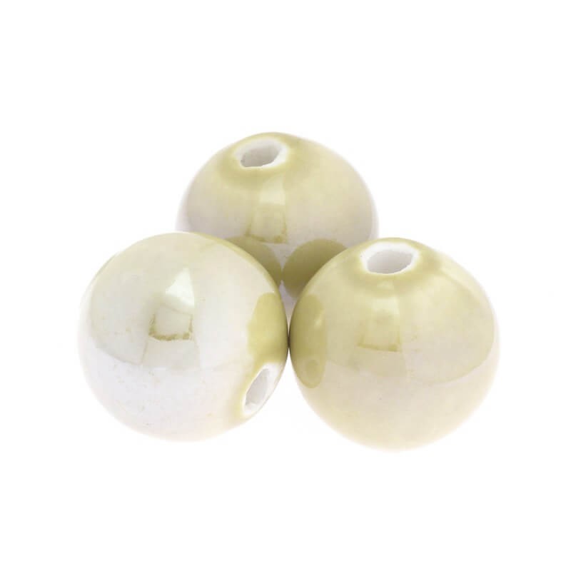 Ceramic ball beige 19mm 1pc CKU18B19D