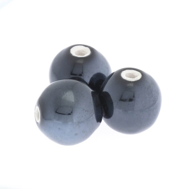 Kulka ceramiczna 19mm czarna 1szt CKU18S06D