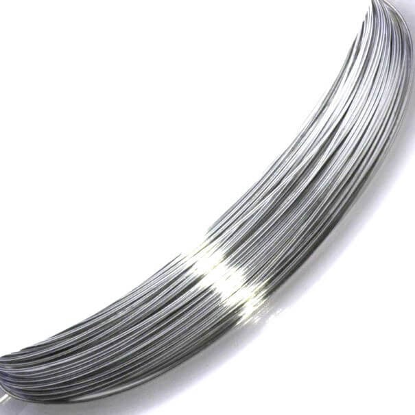 Jewelery wire, copper 0.8mm silver 2.5 [m] (spool) DR08S