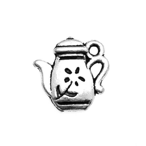 Teapot charm SM1141 4 pcs