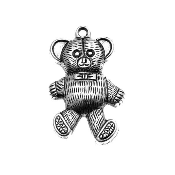 Teddy bears pendants 48x30mm 1pc xxy5081