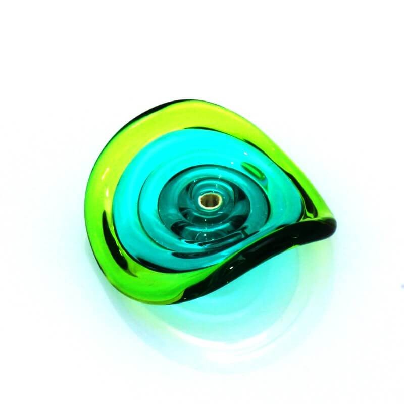 Lux disc turquoise-green 24mm 1pc SZLXS101