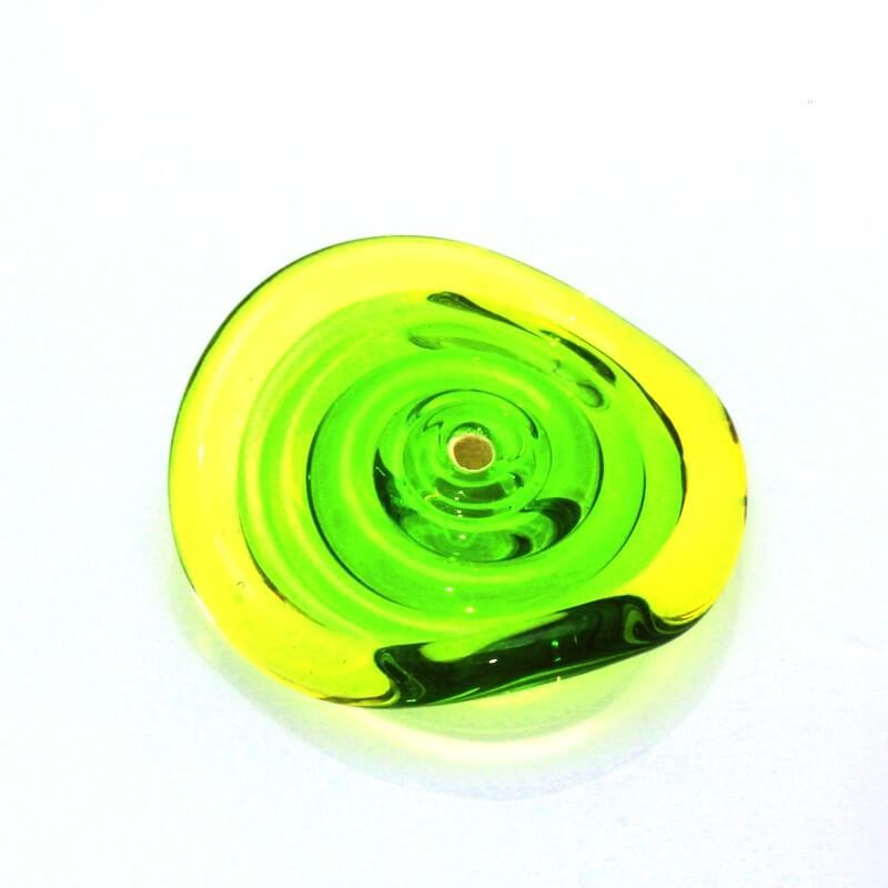 Disk lux green and yellow 24mm 1 pc SZLXS107