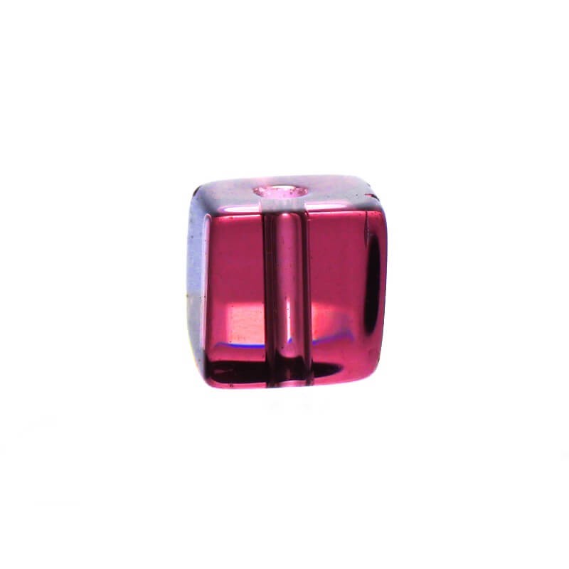 Purple cube beads 6x6x6mm 8pcs SZZWIK114