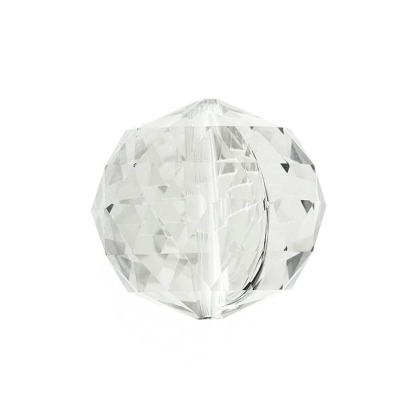 Crystal beads ball anthracite 20mm 1pc SZSZKU2201