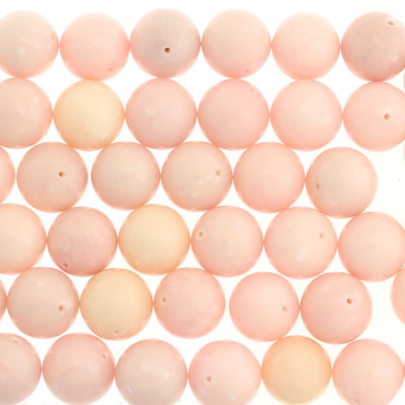 Bead marble powder pink 20mm 1pc KAA008