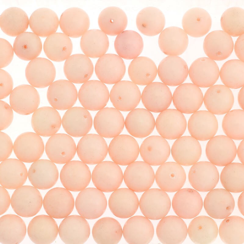 Bead marble powder pink 14mm 2pcs KAA010