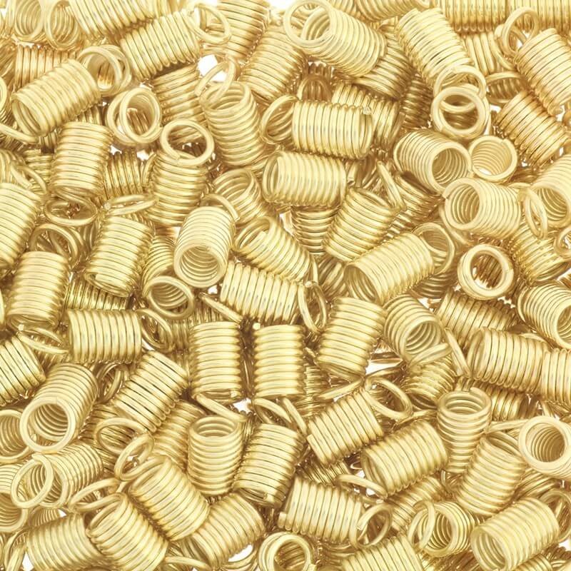 Spring tips for jewelry / gold / KC gold / 11x5mm 20pcs LAPSKG50