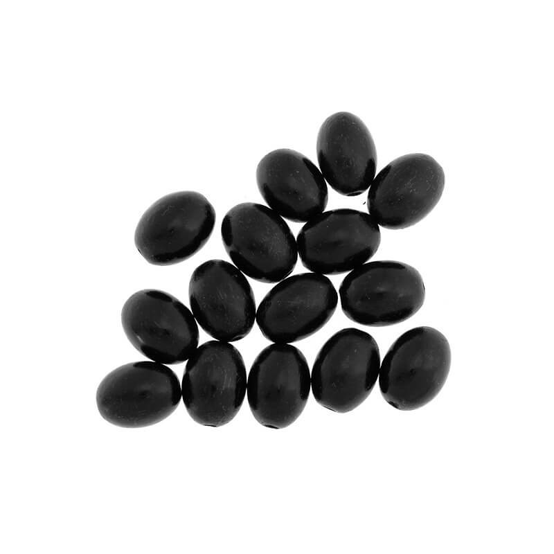 Olive black varnished ebony 18x13mm 2pcs DRBFJ003WB