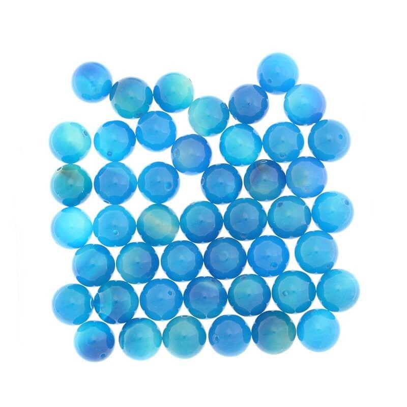 Blue agate ball 16mm 1pc KAAGN018
