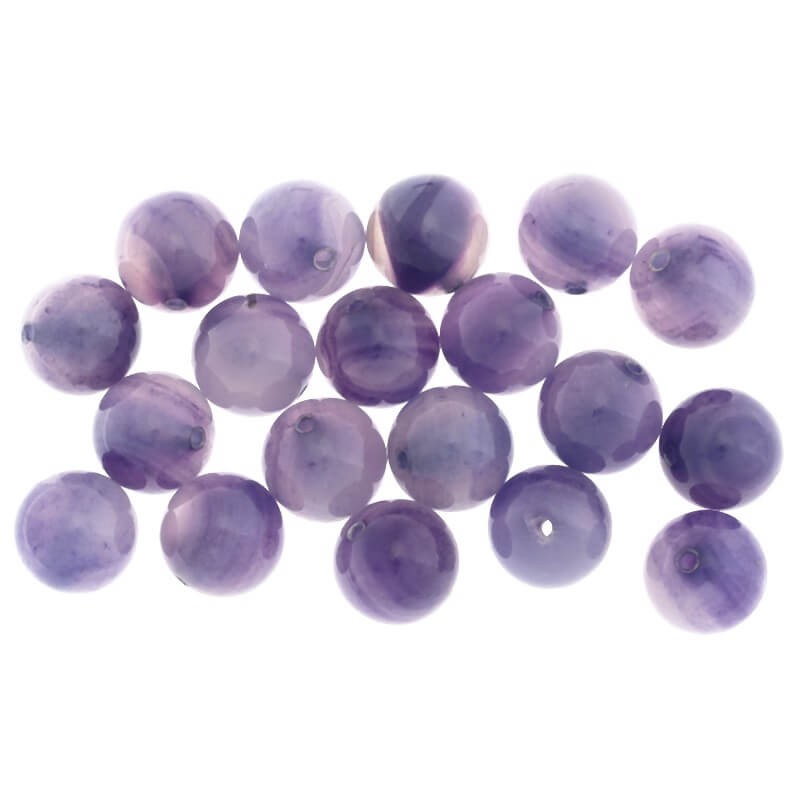 Purple agate ball 14mm 1pc KAAGF015