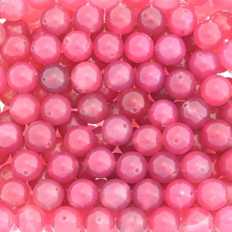 Pink agate ball 14mm 1pc KAAGR004