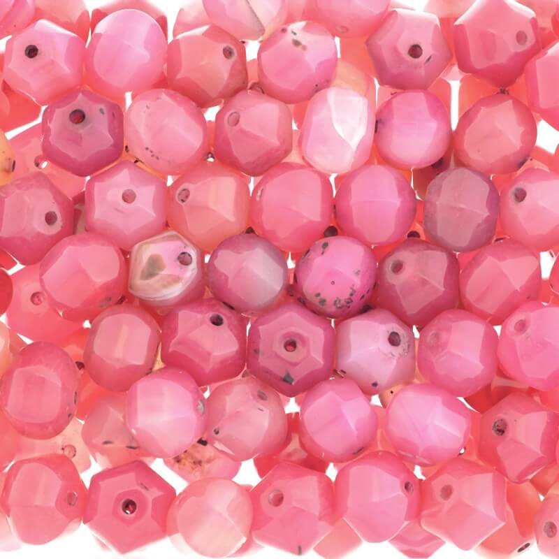 Beczułka agat różowy 18x15mm 1szt KAAGR008