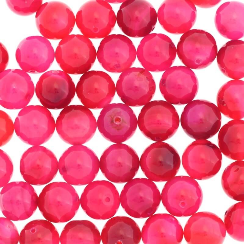 Pink agate ball 16mm 1pc KAAGR033