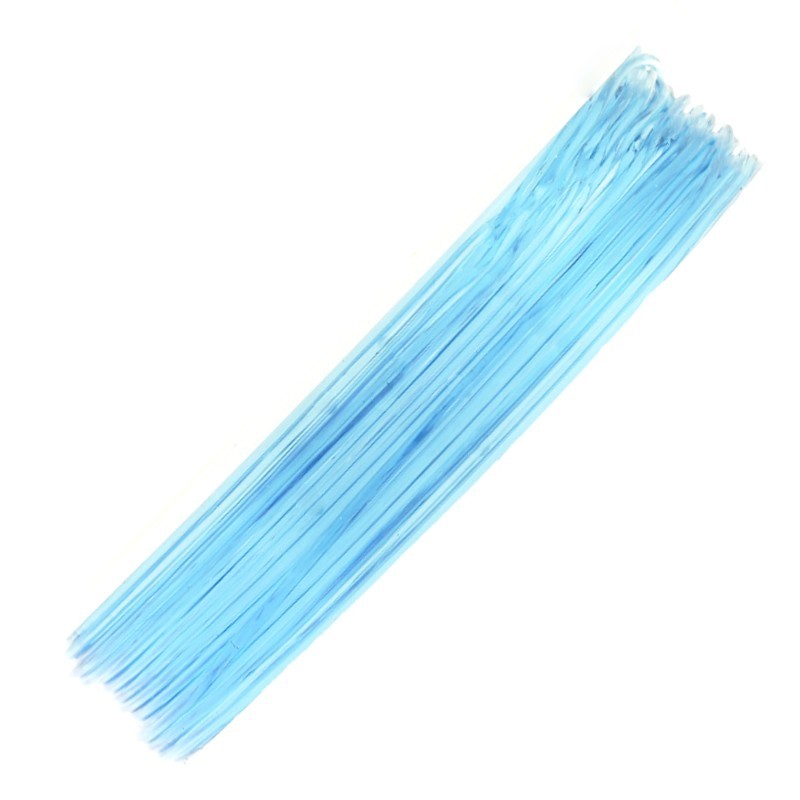 Silicone rubber for bracelets / 4m / blue / 1mm / GS1014