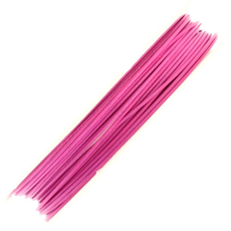 Jewelery steel rope coated 1mm pink10m 1pc LIS102
