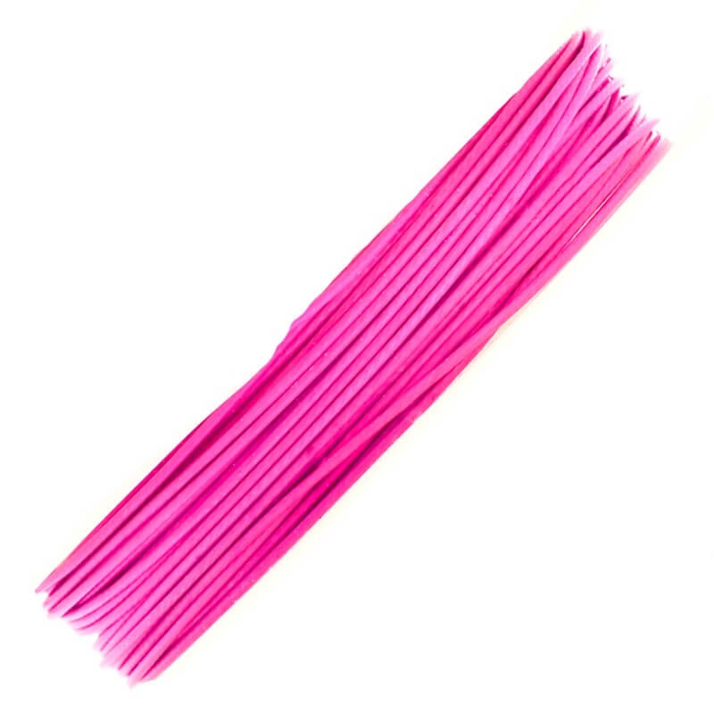 Steel jewelry rope coated 1mm neon pink 10m 1pc LIS104