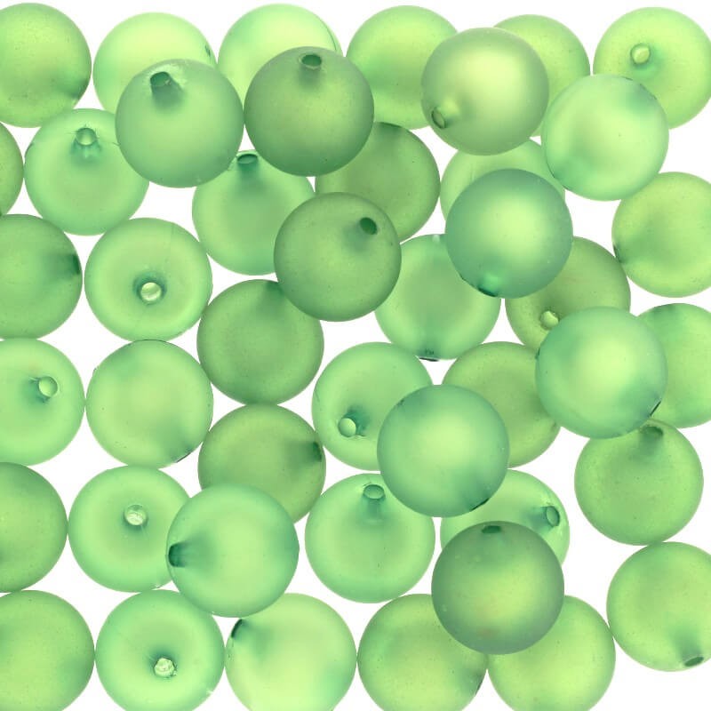 Frozen Lollipops acrylic satin beads 20mm green 1pc XYMLKU2015 beads