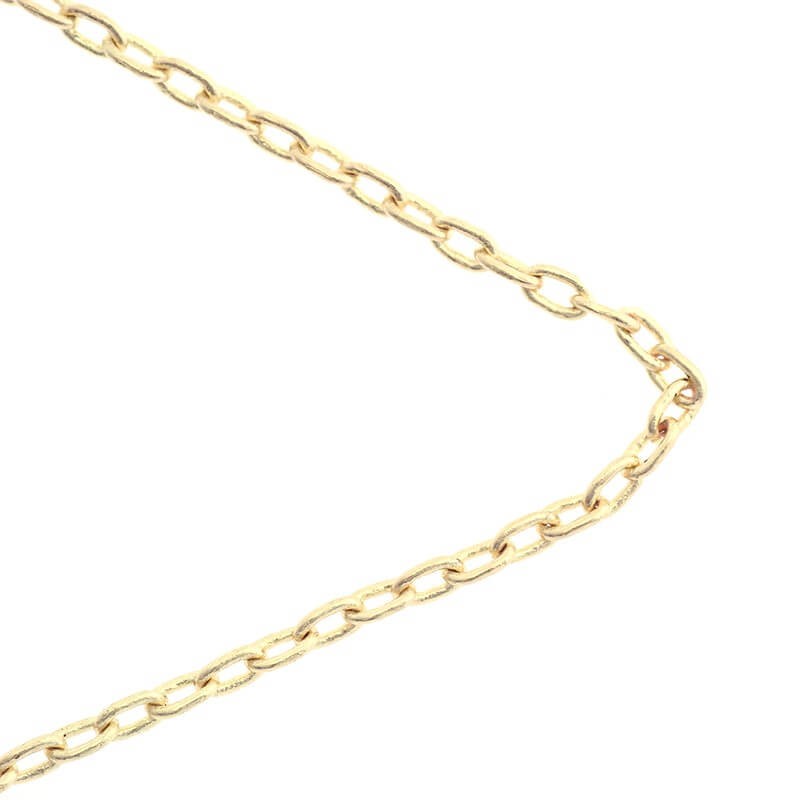 Ankier oval chain KC gold gold 2.5x4.2x0.5mm 1m LL109KCG
