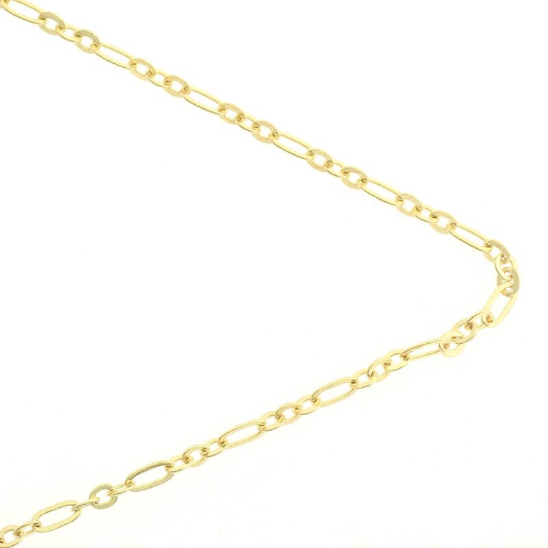 Jewelery chain fancy oval KC gold gold 2x4.4 i 1.8x2.2mm 1m LL110KCG
