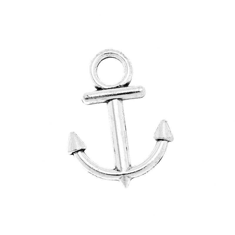 Jewelery pendants simple big anchors 1pc antique silver 23x30x4mm AAS701