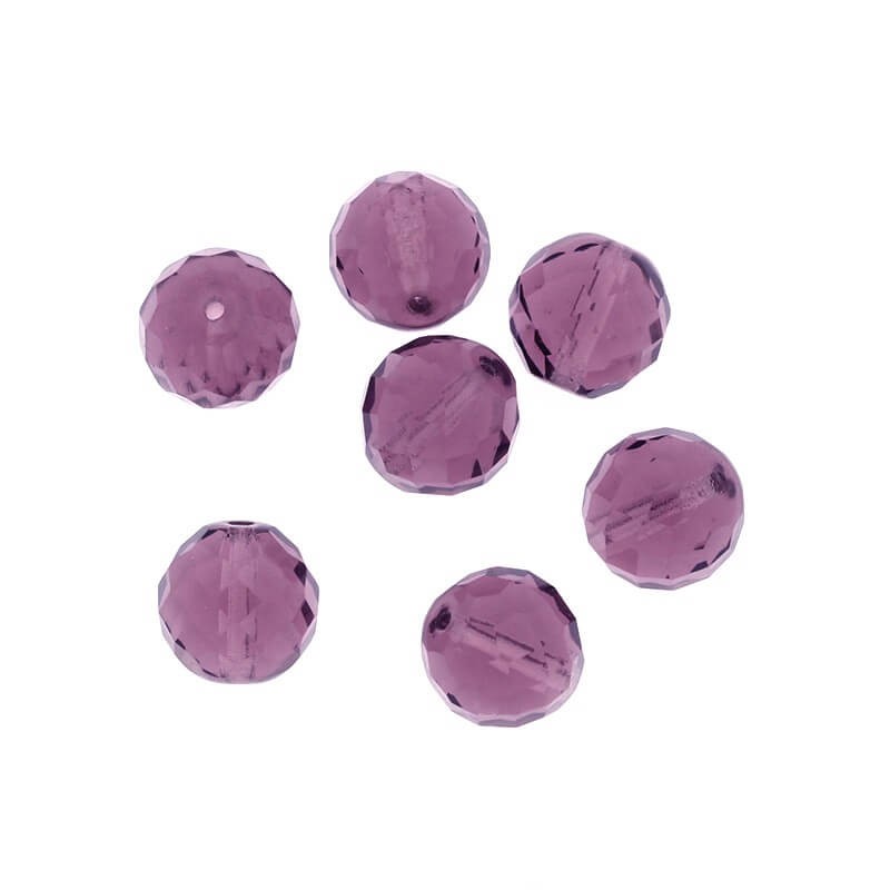 Fire Polish glass beads 16mm purple 1pc SZSZCZ027