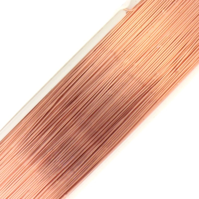 Undyed copper jewelry wire 0.25mm 17 [m] (spool) DR025MI0