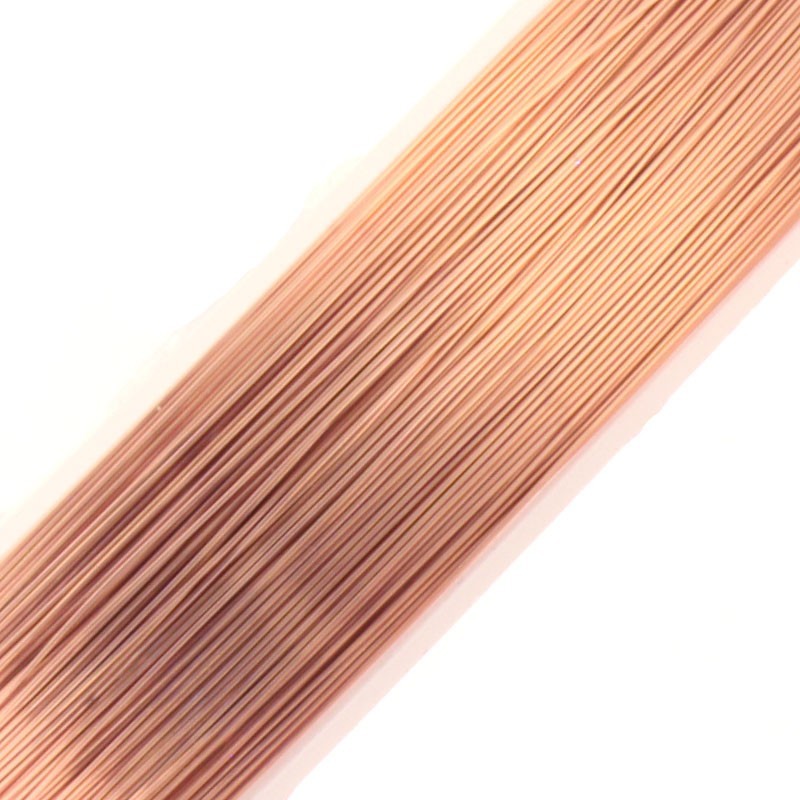 Undyed copper jewelry wire 0.2mm 35 [m] (spool) DR02MI0