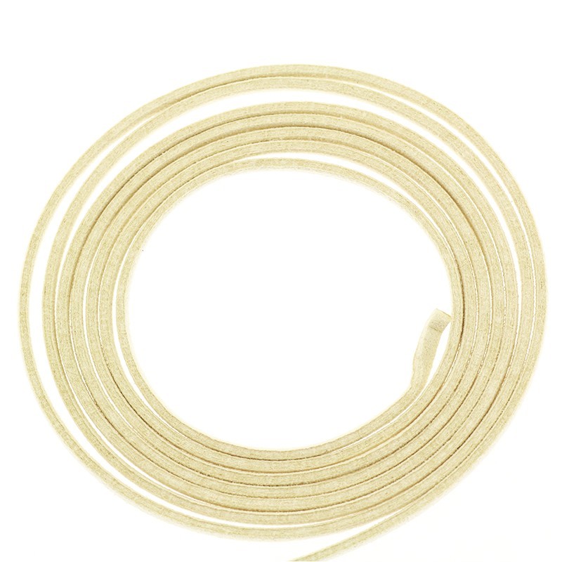 Jewelry strap suede French vanilla 1m RZZA148
