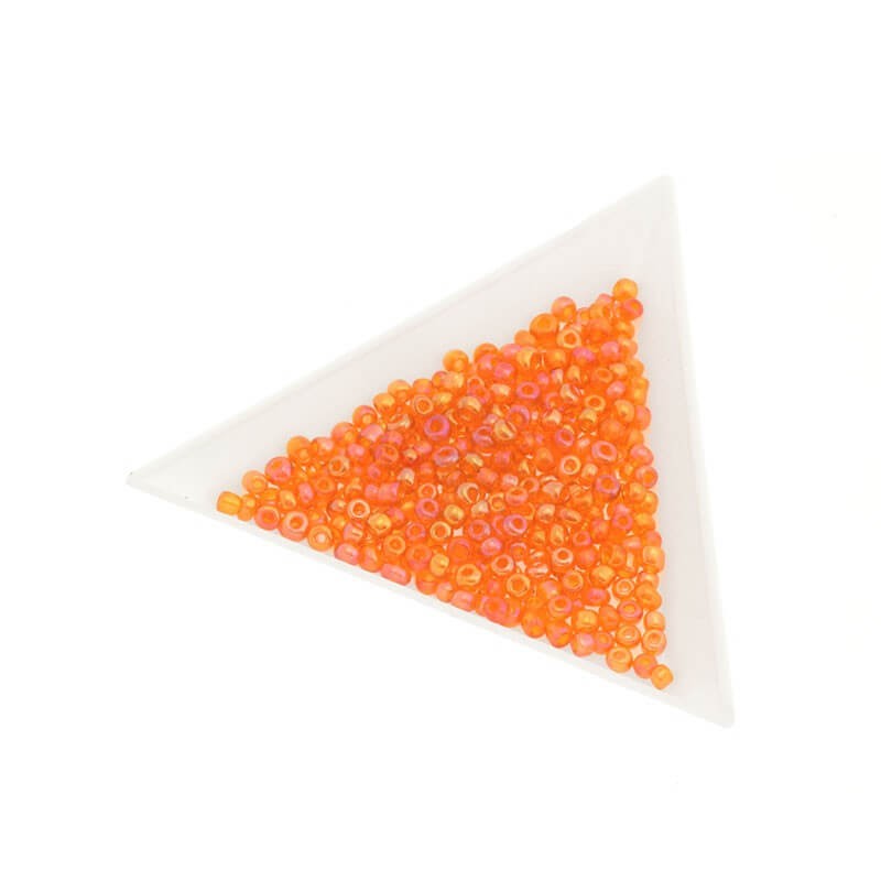 Triangular trays for beads 7.5x6x1cm white 3pcs OPTR