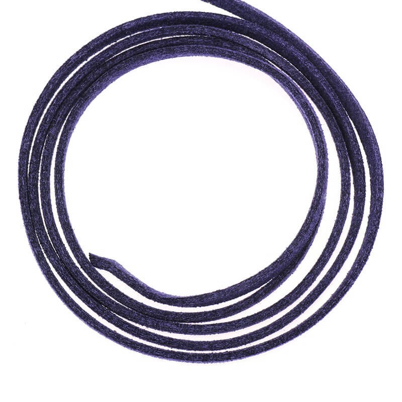 Jewelery strap, suede, navy blue, 1m, RZZA150