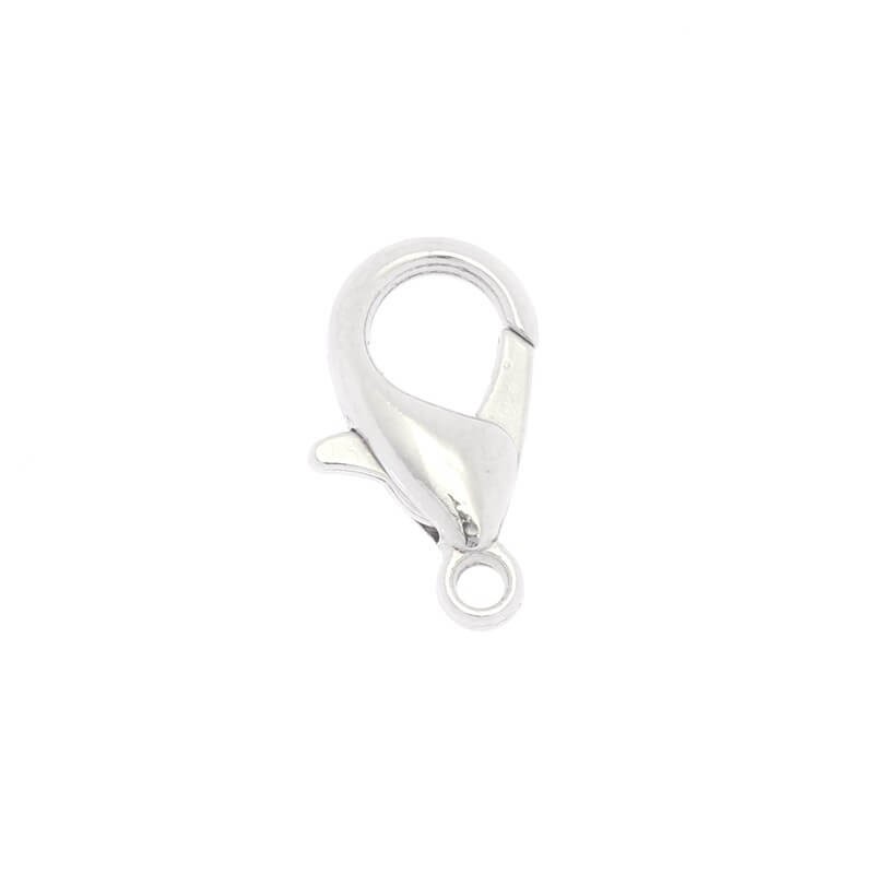 Carabiners for jewelry platinum 16mm 10pcs ZO16LM