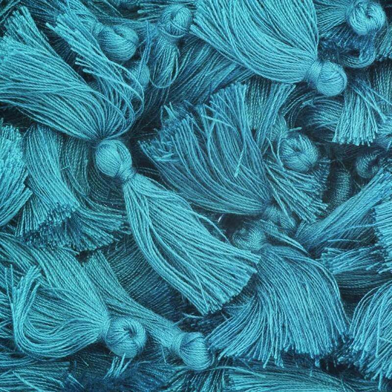 Jewelry weaves 25mm cotton sea turquoise 1pc TASS48