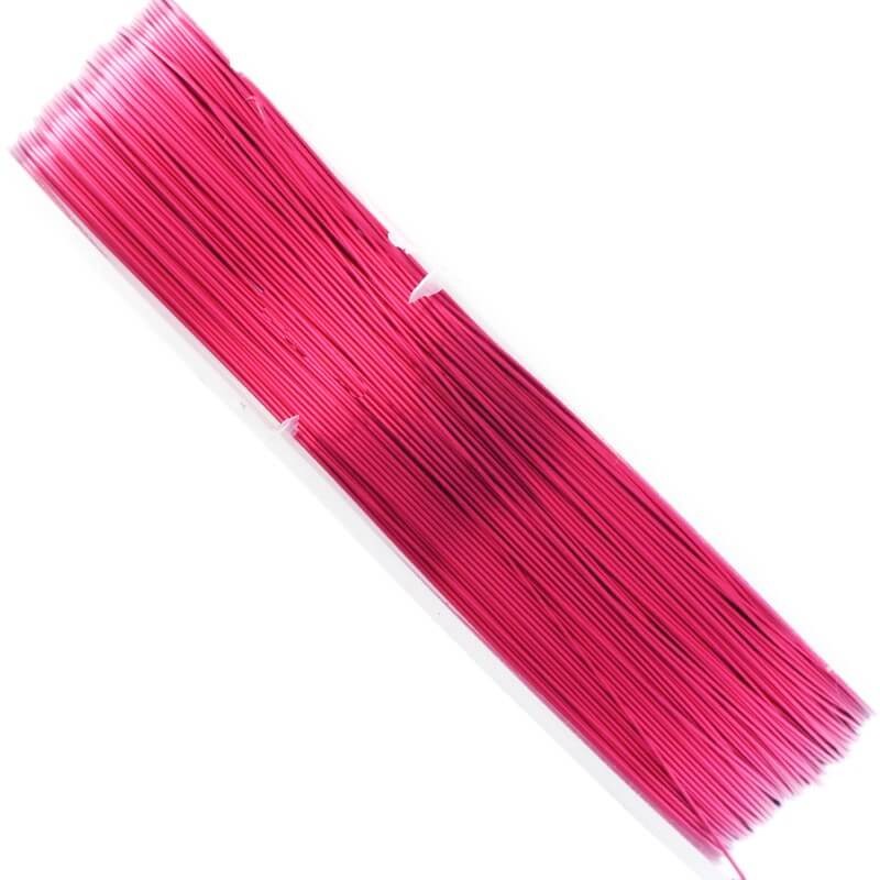 Jewelry wire 0.3mm intense pink metallic 23 [m] (spool) DR03AM