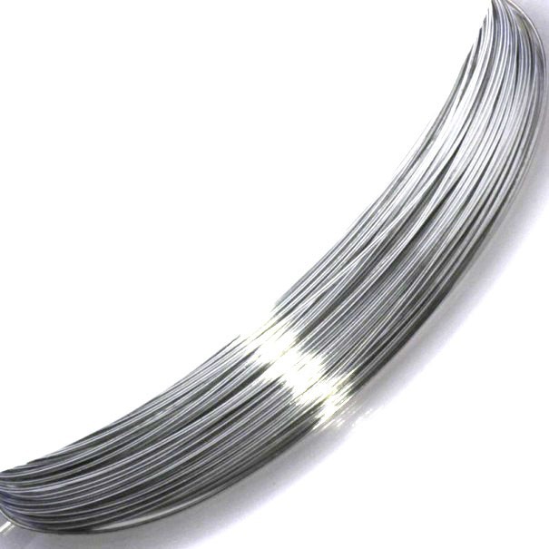 Jewelery wire, copper 0.8mm silver 4 [m] (spool) DR08S1