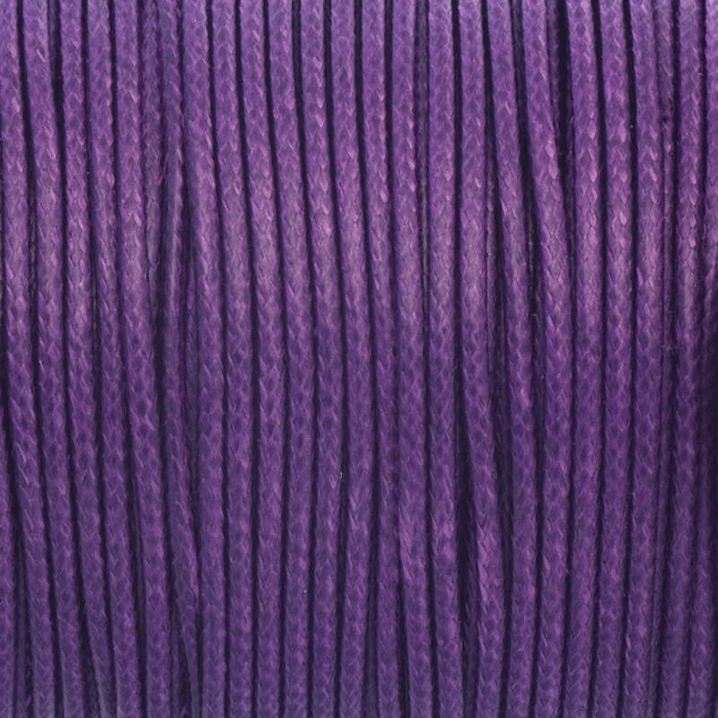 Sznurek jubilerski 2mm fiolet poliamidowy plecionka 2m PW2MM11