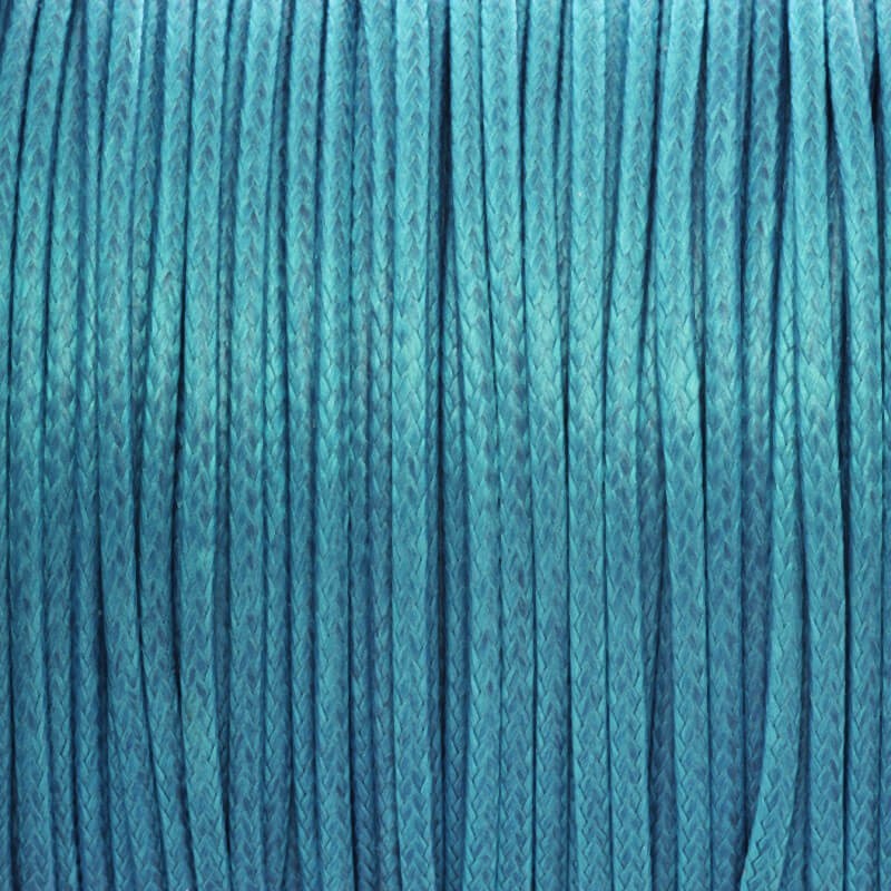 Jewelery cord 2mm juicy turquoise polyamide braided 2m PW2MM14