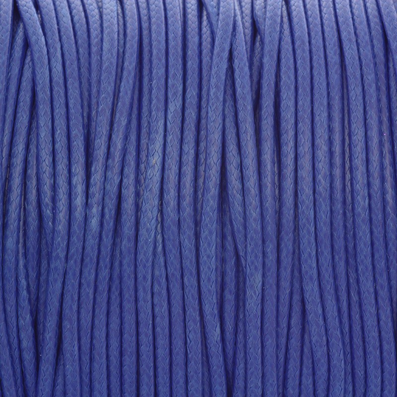 Jewelery cord 2mm blue polyamide braided 2m PW2MM15