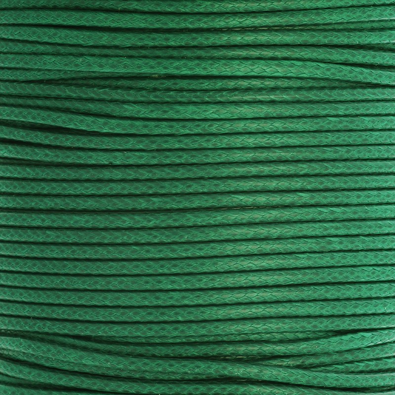 Sznurek jubilerski 2mm zielony poliamidowy plecionka 2m PW2MM18