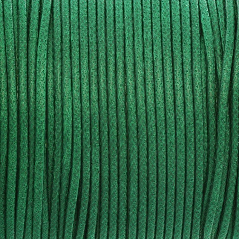 Jewelery cord 2mm green polyamide, braided 2m PW2MM18