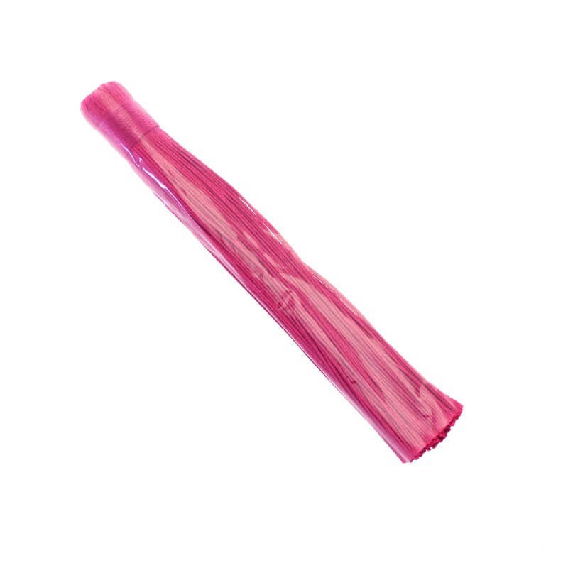 Long nylon loops fuchsia pink 120x12mm 1 piece TASSD16