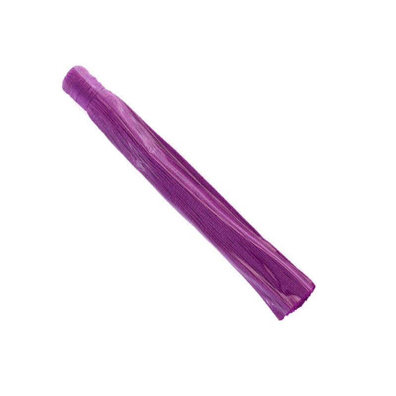 Chwosty długie nylonowe purpurowe 120x12mm 1szt TASSD21