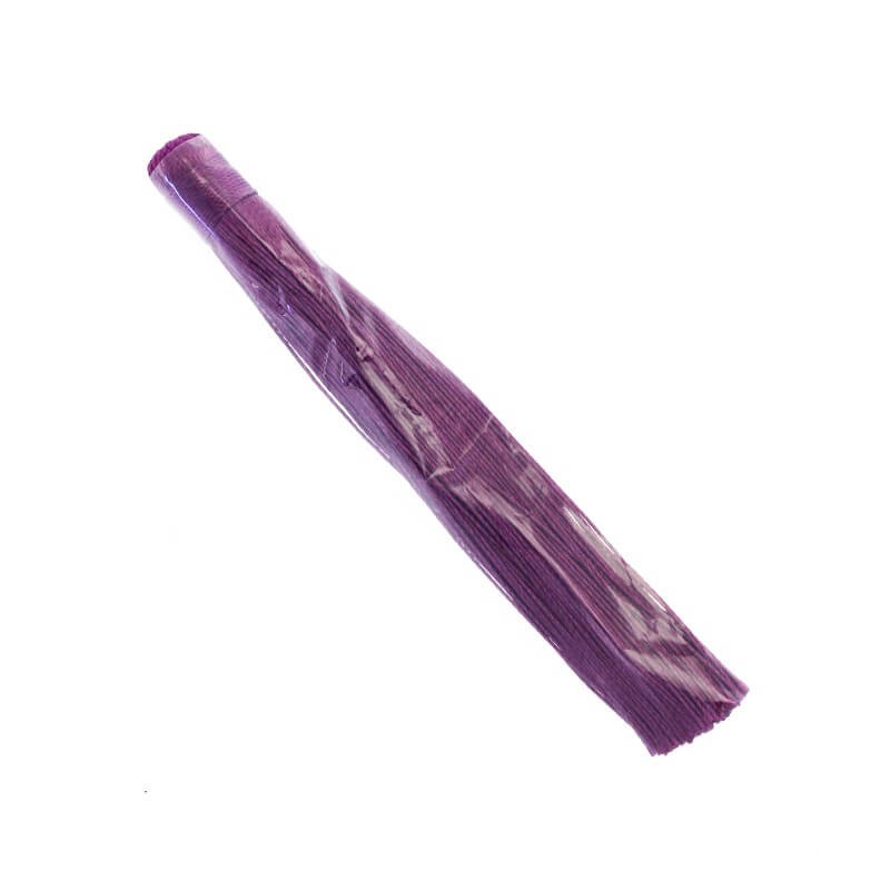 Long nylon scarves dark purple 120x12mm 1 piece TASSD17