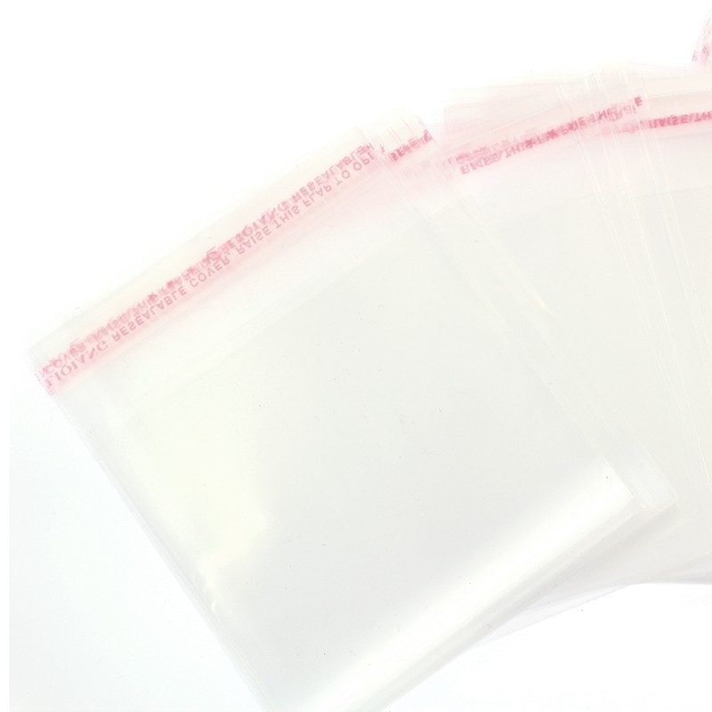 Cellophane bags 8x8 + 2cm transparent 200pcs OPOPP0810
